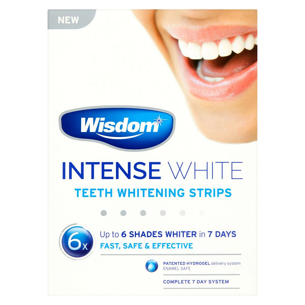 Wisdom Intense White Teeth Whitening Strips 7 Days