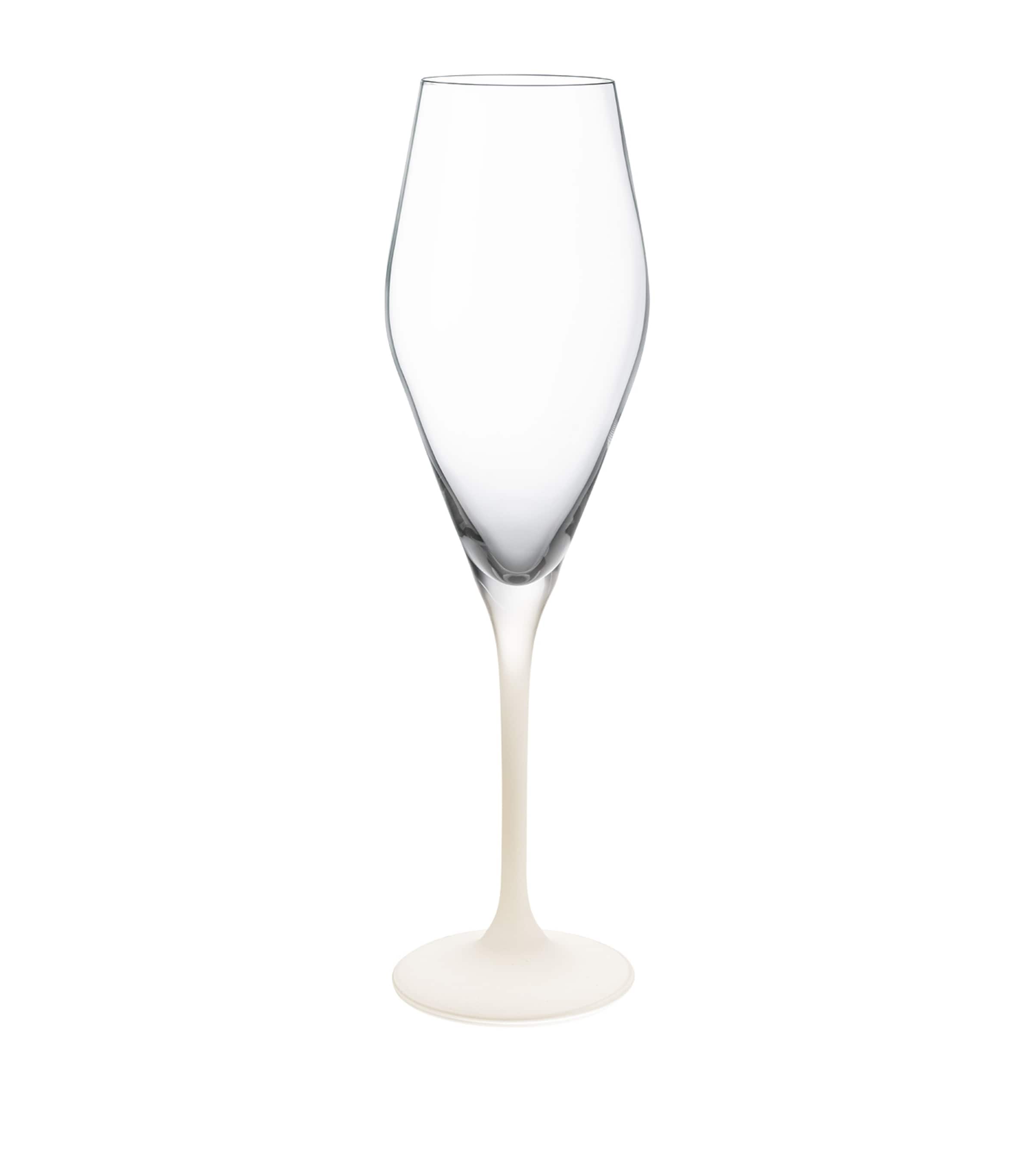 Villeroy & Boch champagne glasses Manufacture Rock Blanc 290ml (British brand)