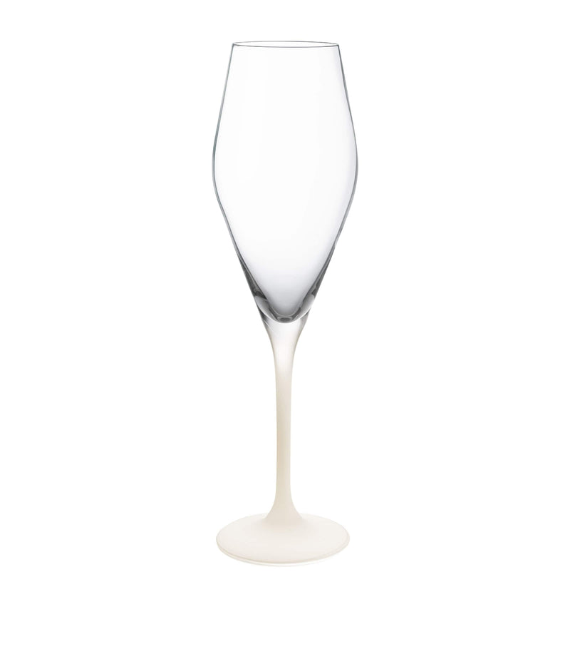 Villeroy & Boch champagne glasses Manufacture Rock Blanc 290ml (British brand)