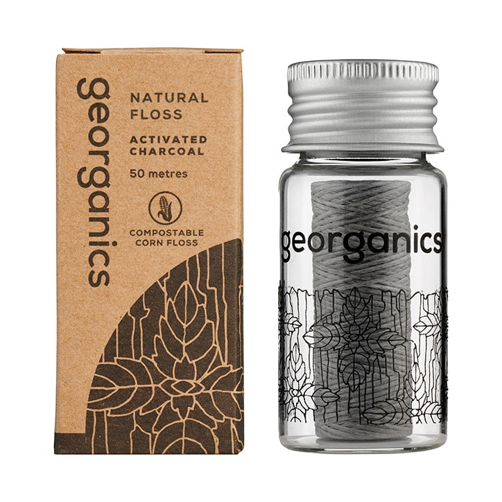 Georganics Natural Floss - Charcoal Natural Beauty Shop All Holland&Barrett   