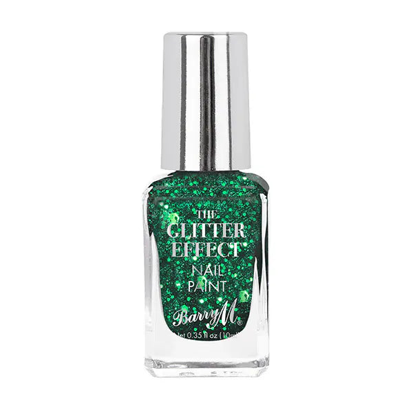 Barry M Glitter Effect Nail Paint - Good Time Green