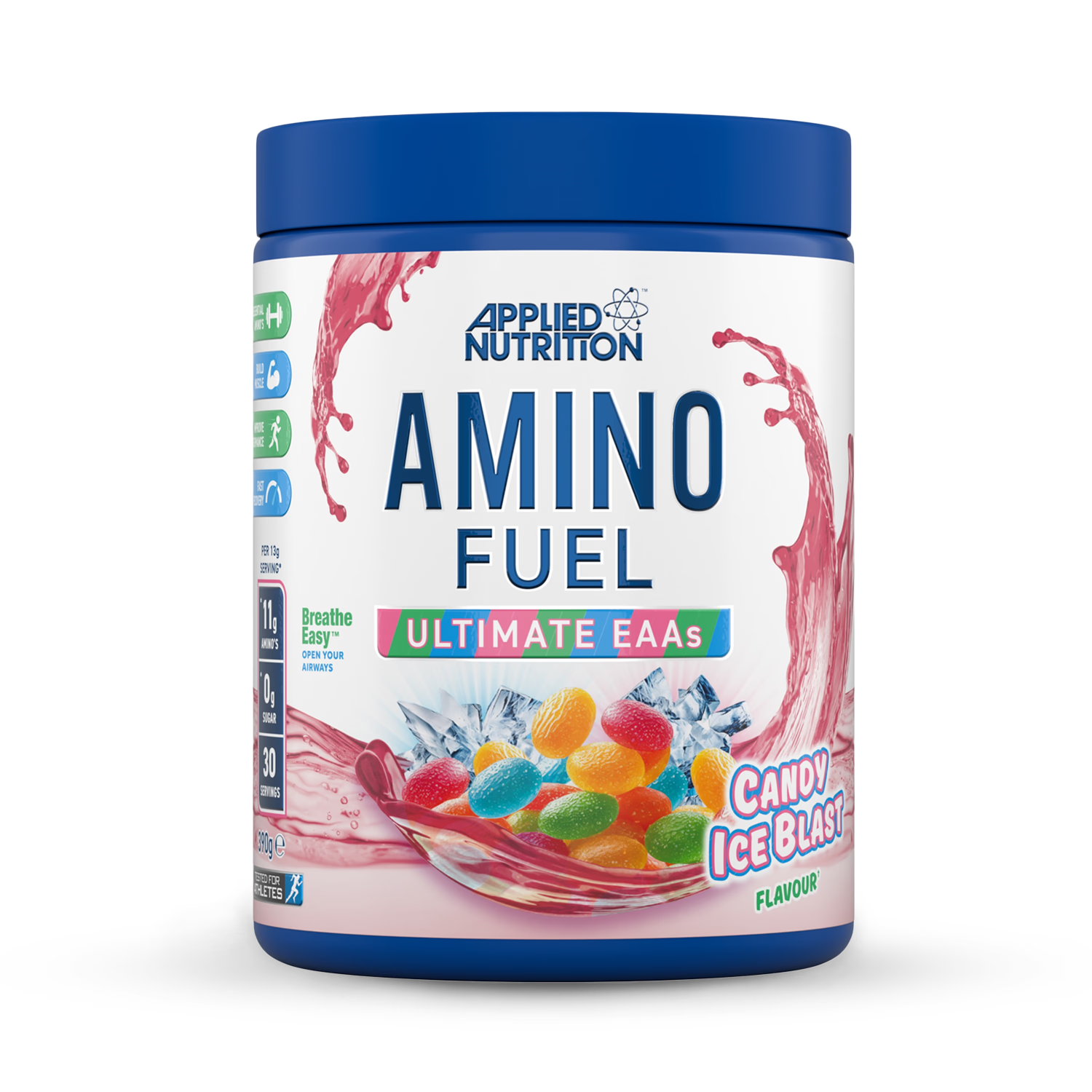 Applied Nutrition Amino Fuel EAA Powder Candy Ice Blast 390g - British product