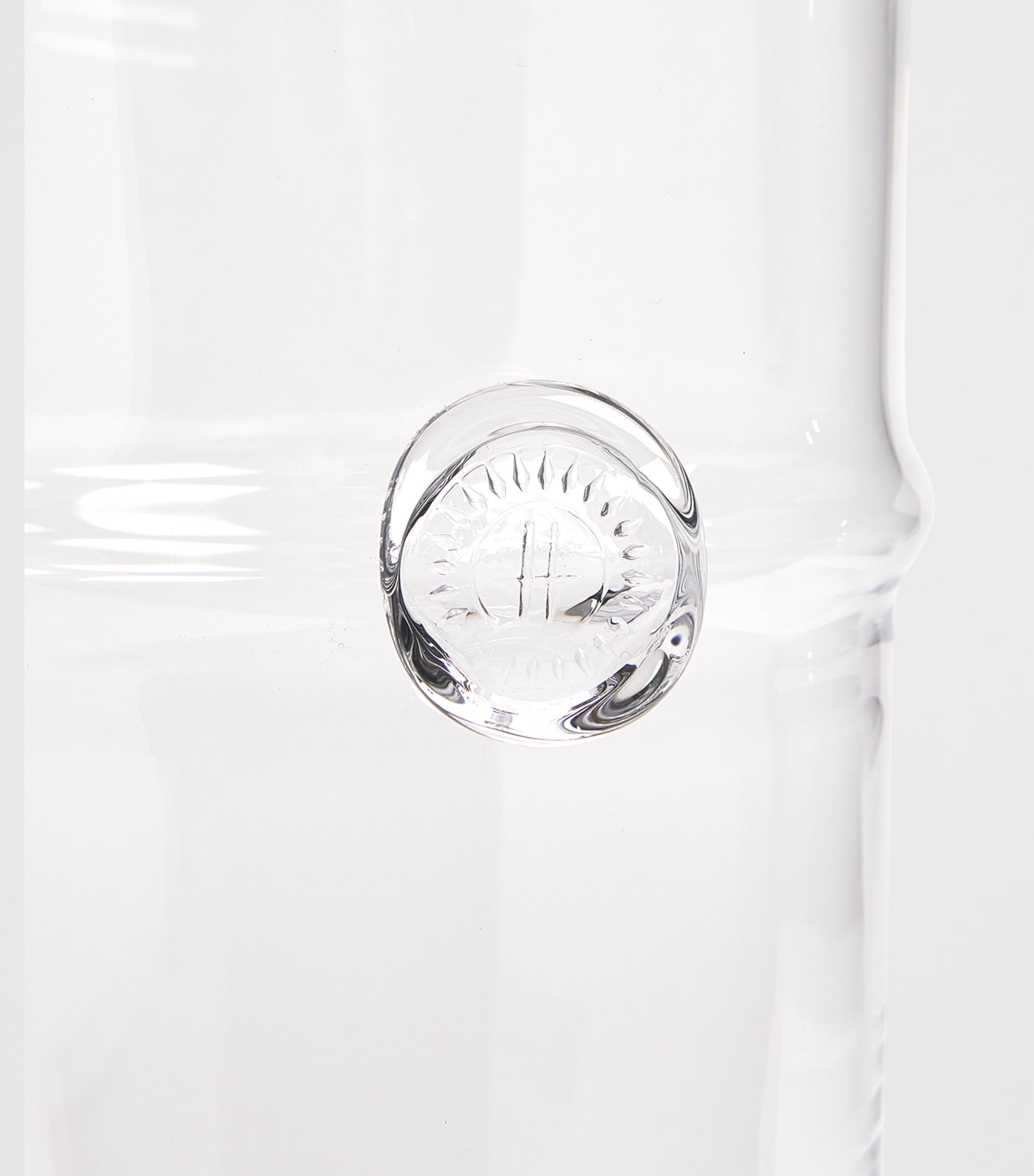 Harrods medium glass emblem vase, UK version