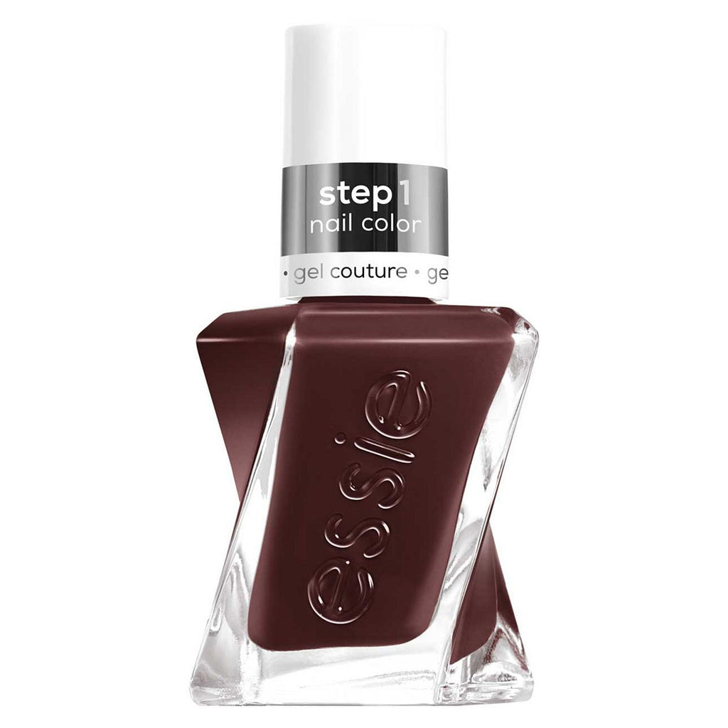 Essie Gel Couture 542 All Checked Out Red Brown Colour, Longlasting High Shine Nail Polish 13.5 ml