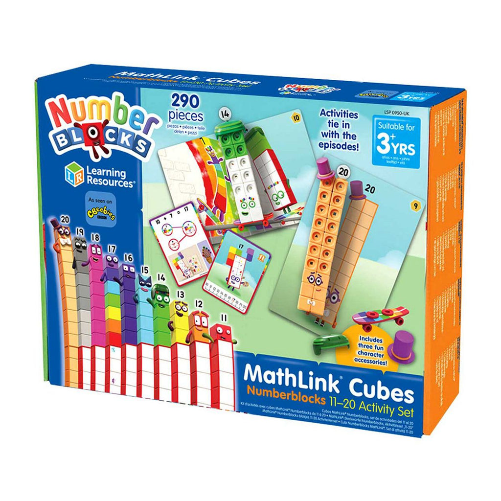 Mathlink Cubes Numberblocks 11-20 Activity Set