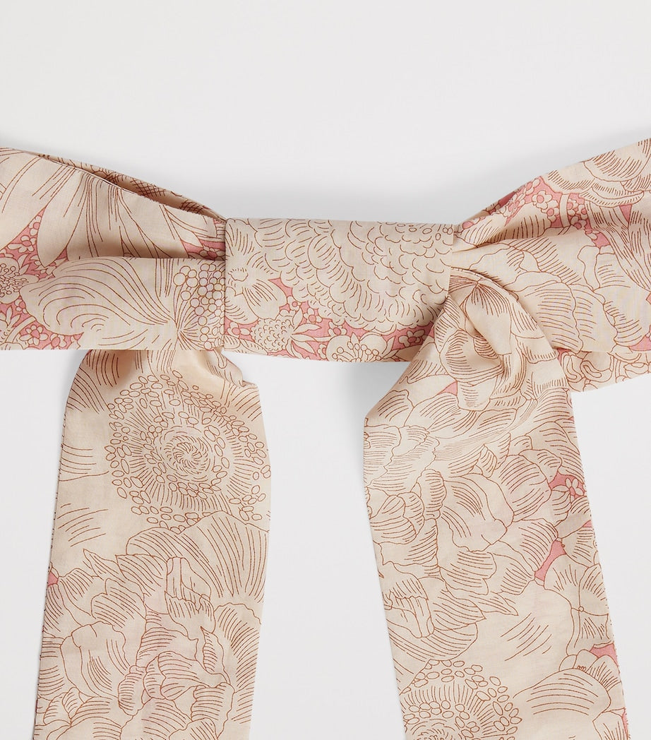 Bonpoint cotton bow hair clip, imported from the UK