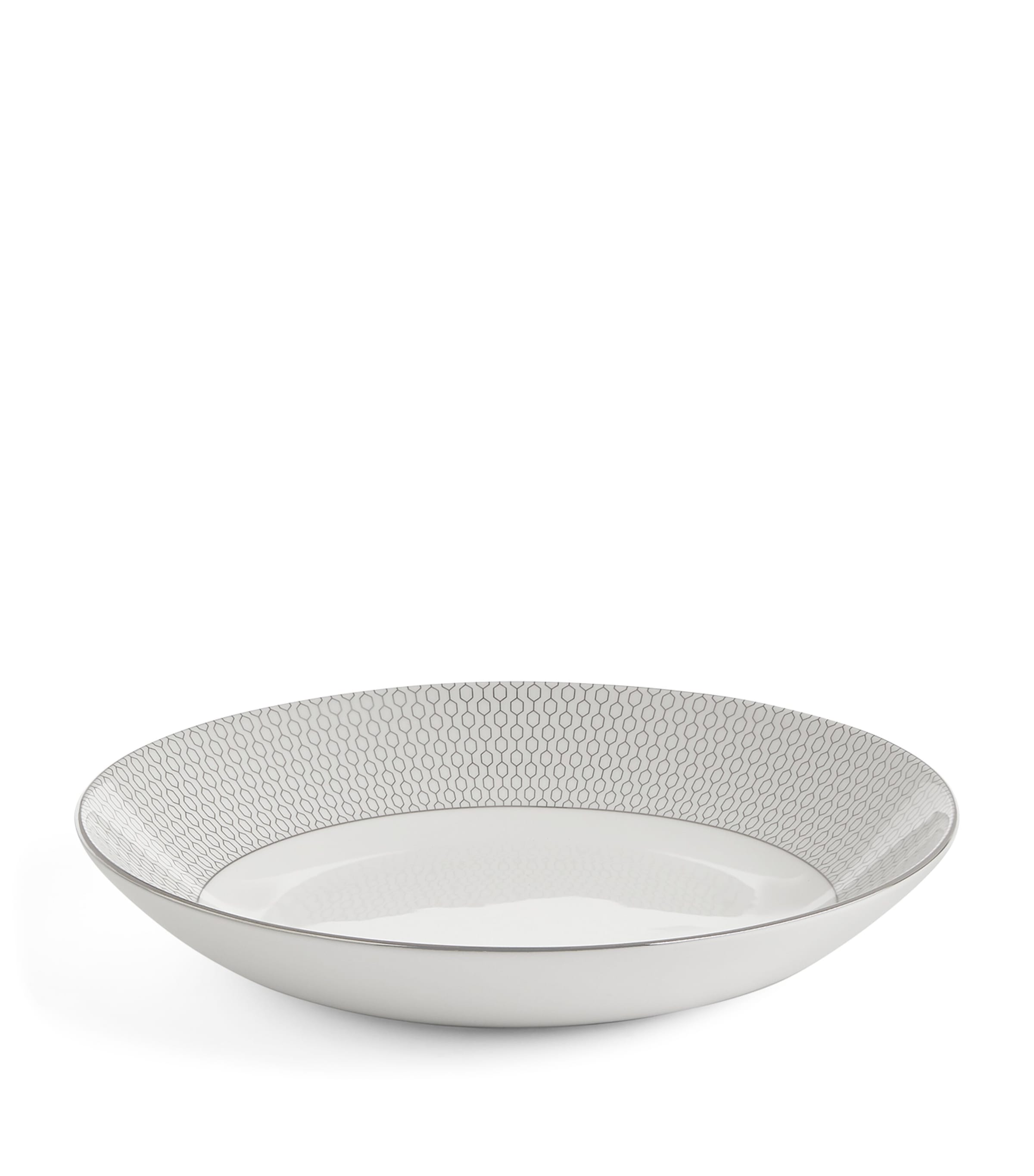 Wedgwood Gio Platinum pasta bowl 24cm (British brand)
