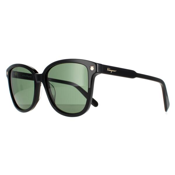 Salvatore Ferragamo SF815S black green women sunglasses, UK version