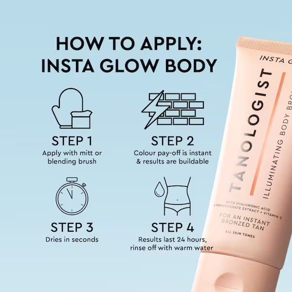 Tanologist Insta Glow Body 170ml (British brand)