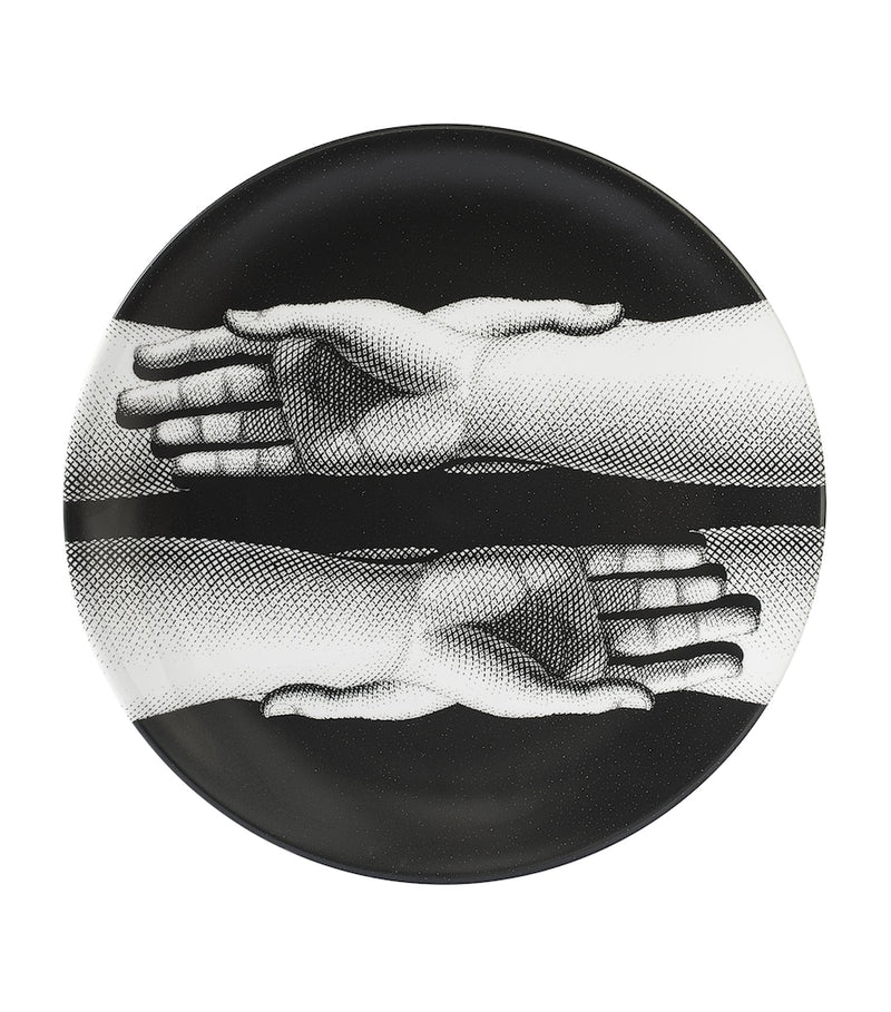 Fornasetti Mani Plate 30cm porcelain hand motif, UK version