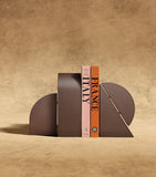 Assouline Cubist Leather Right Bookend, 25cm x 17cm x 8cm - British product