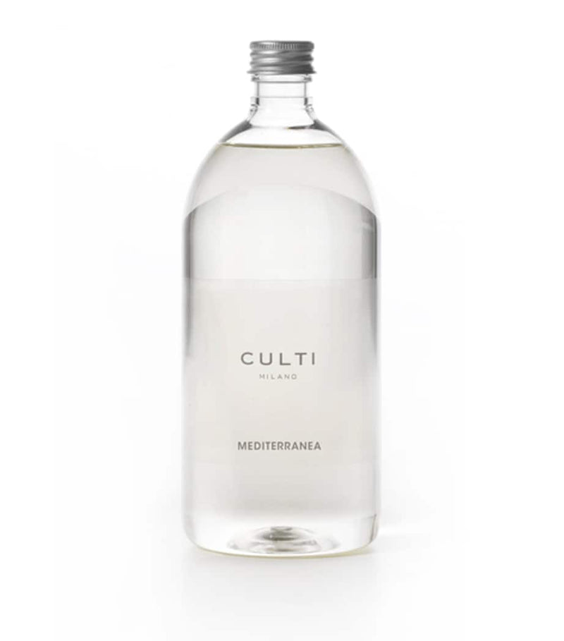 Culti Milano Mediterranea fragranced oil diffuser refill 1L - British product