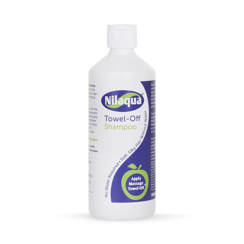 Nilaqua Towel Off rinse free apple shampoo 500ml - British product