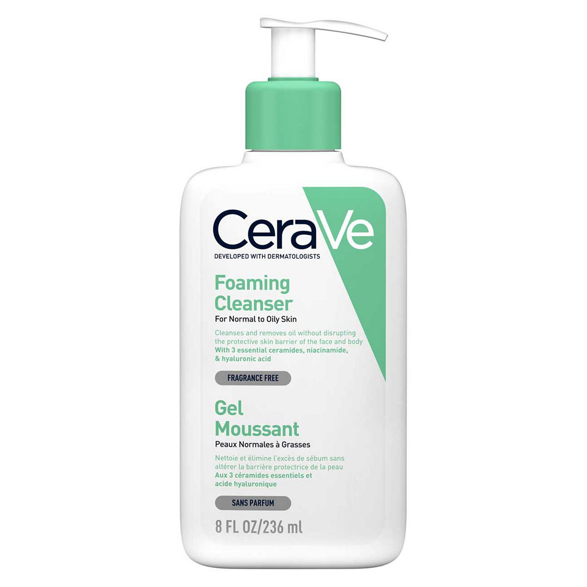 CeraVe Foaming Cleanser for Normal to Oily Skin 236ml GOODS Boots   