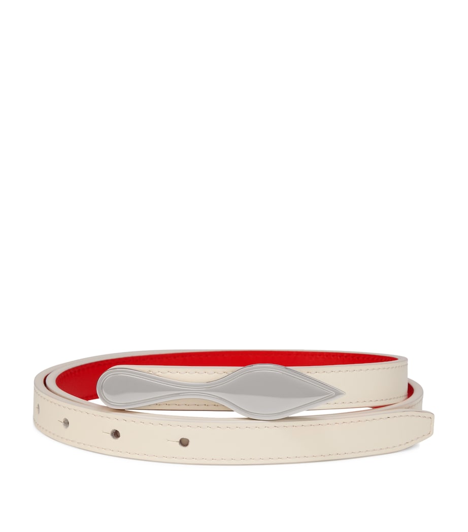 Christian Louboutin Bettina reversible leather belt, UK version