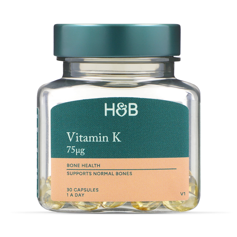 Holland & Barrett Vitamin K2 75ug 30 Capsules , UK version