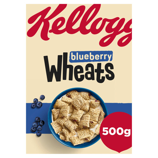 Kellogg's Wheats Blueberry Breakfast Cereal 500g GOODS Sainsburys   