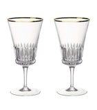 Villeroy & Boch Grand Royal Gold water goblets 390ml (British brand)