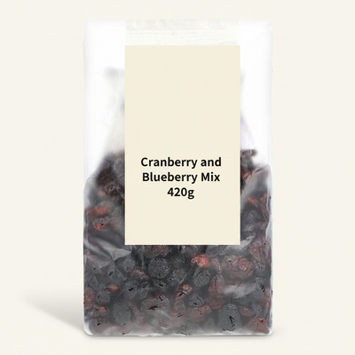 Holland & Barrett Cranberry Blueberry Mix Dried Fruit 420g