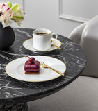 Villeroy & Boch Château Septfontaines porcelain coffee cup saucer (British brand)