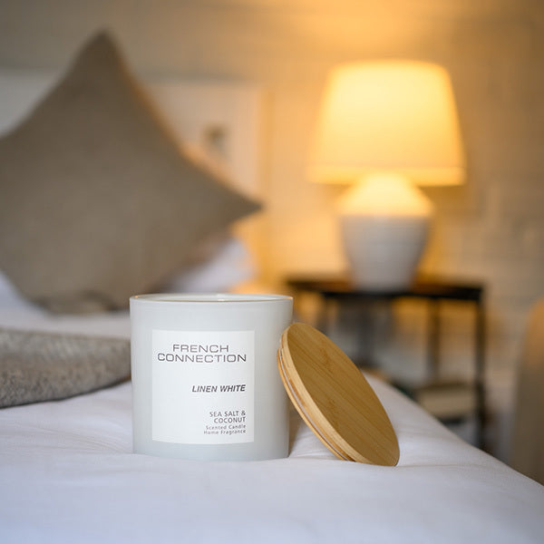French Connection Pastel sea salt coconut candle 200g, UK version