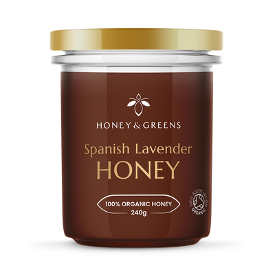 Miel bio à la lavande Honey &amp; Greens 240g