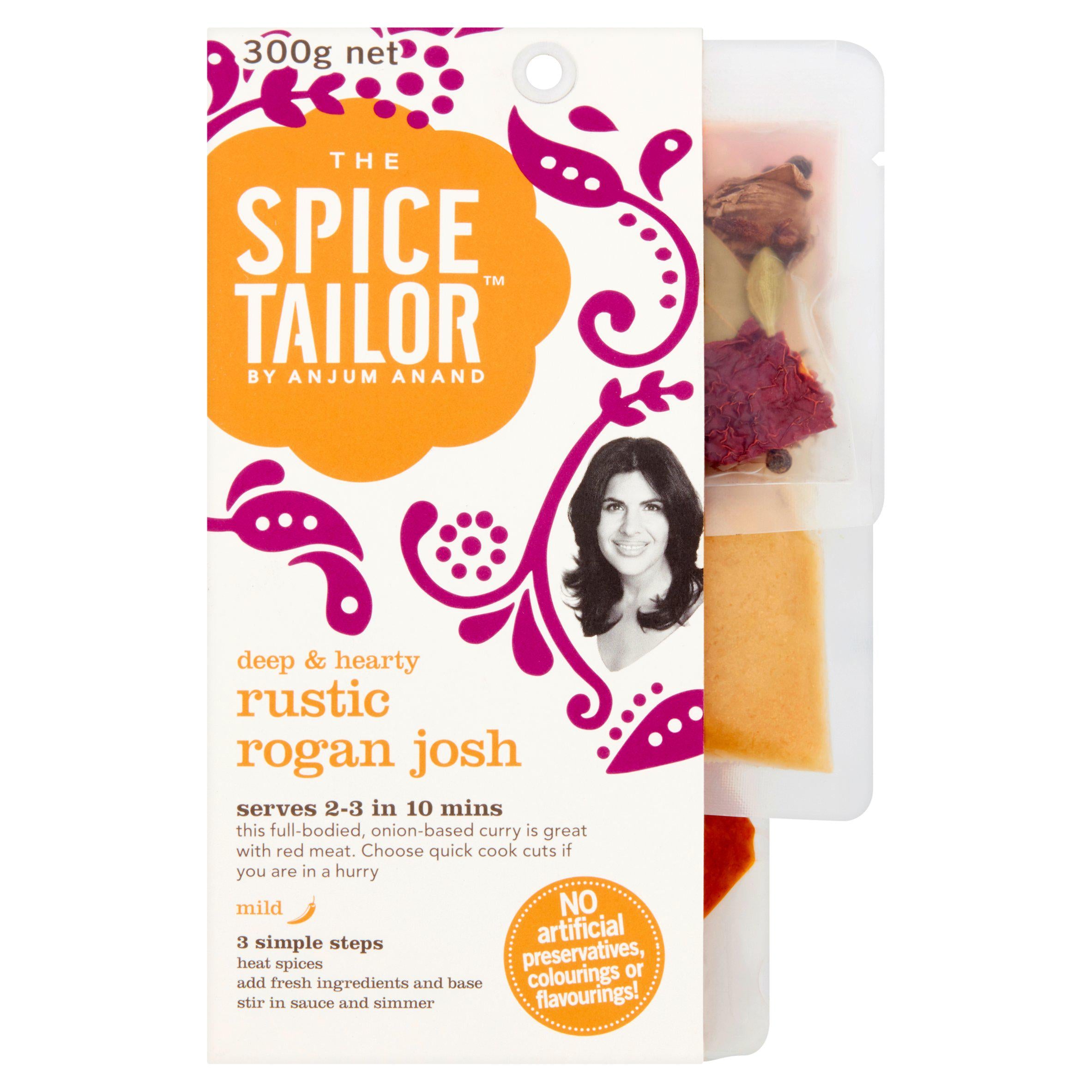 The Spice Tailor Rustic Rogan Josh Indian Curry Sauce Kit 300g GOODS Sainsburys   