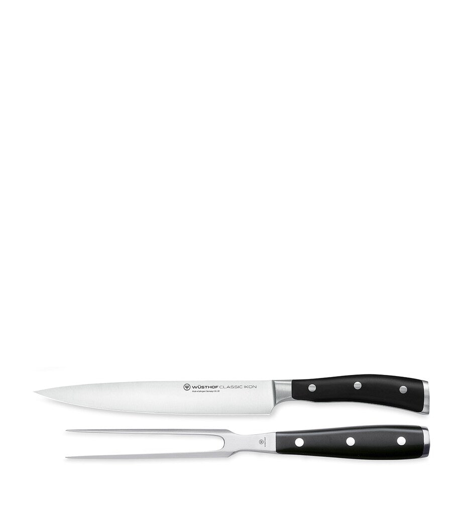 Wusthof Classic Ikon carving set (British brand)