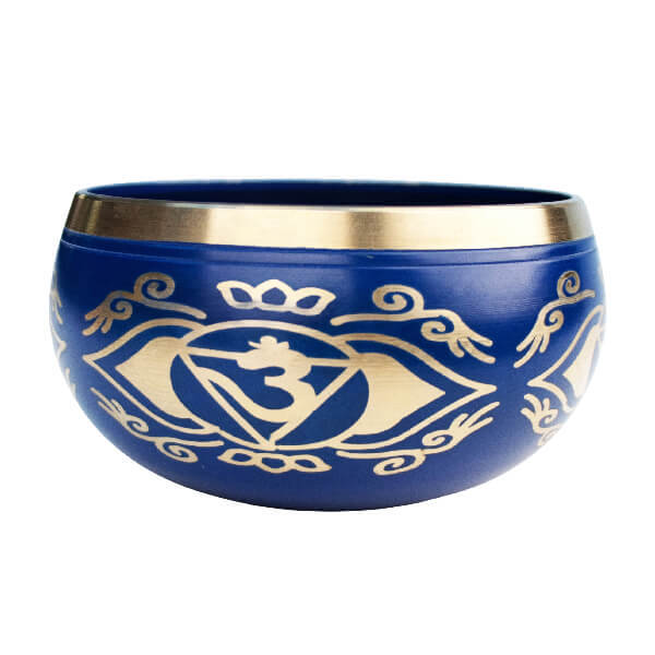 Myga brass singing bowl third eye, imported from the UK