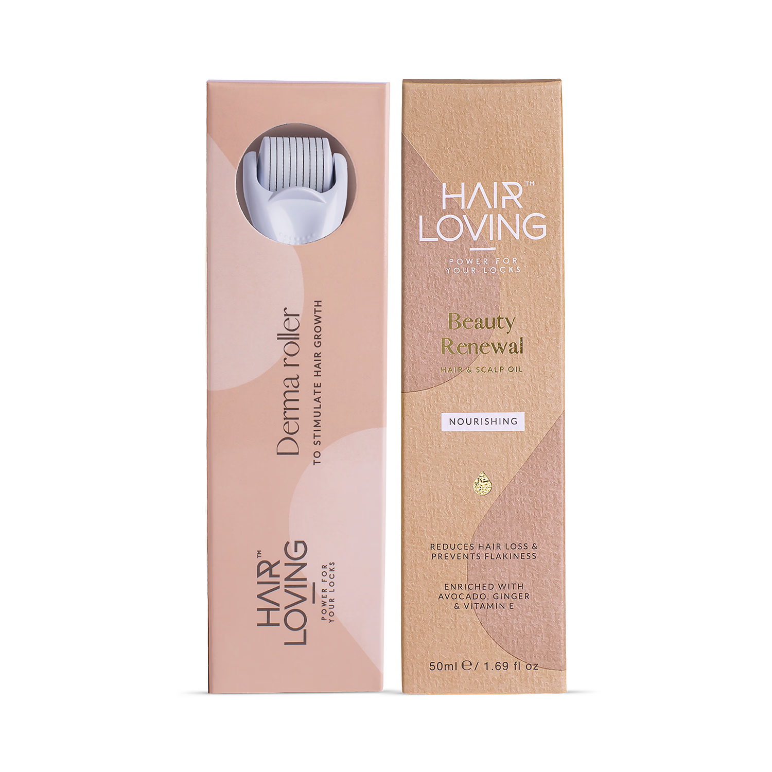 Beauty Renewal hair growth bundle with rosemary oil and derma roller - British product