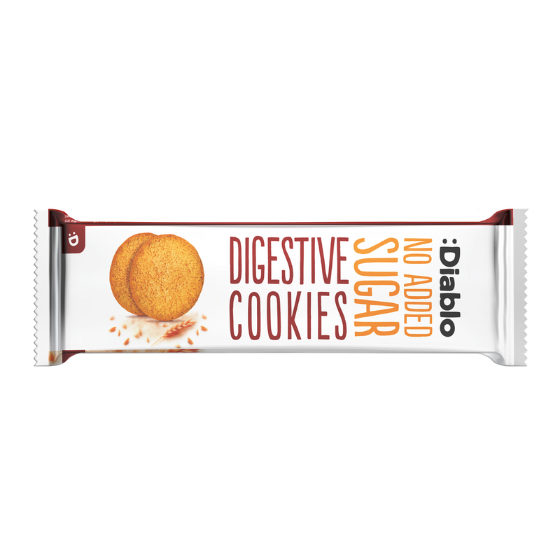 Diablo digestive cookies no added sugar 150g, imported from the UK