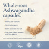 Ayurvediq organic ashwagandha root capsules 120 count, UK version