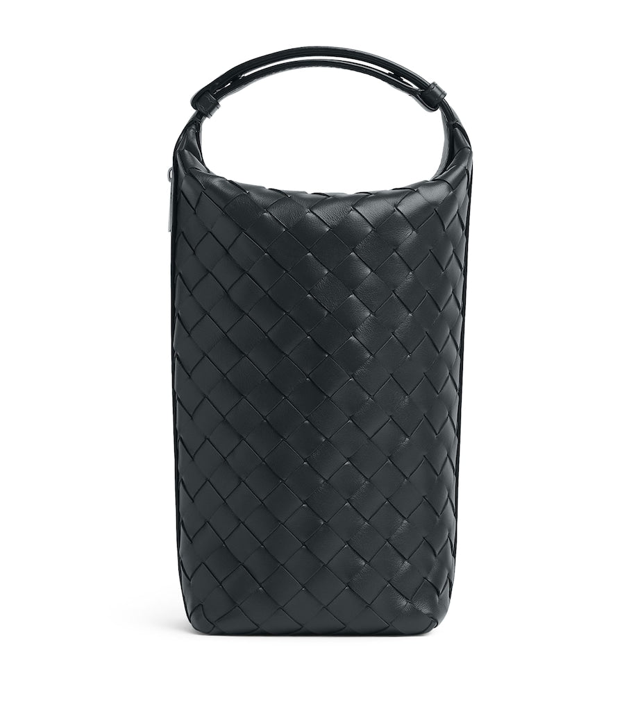 Bottega Veneta Intrecciato Wallace leather pouch, imported from the UK