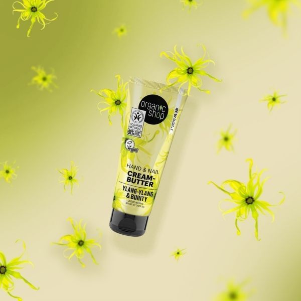 Organic Shop Hand Cream Ylang-Ylang Buriti 75ml, imported from the UK