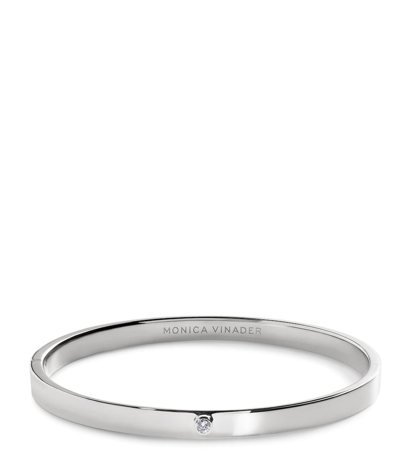 Monica Vinader Diamond Essentials bangle, imported from the UK