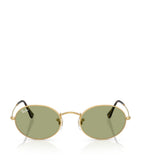 Ray-Ban RB3547 oval metal sunglasses rose gold - British product