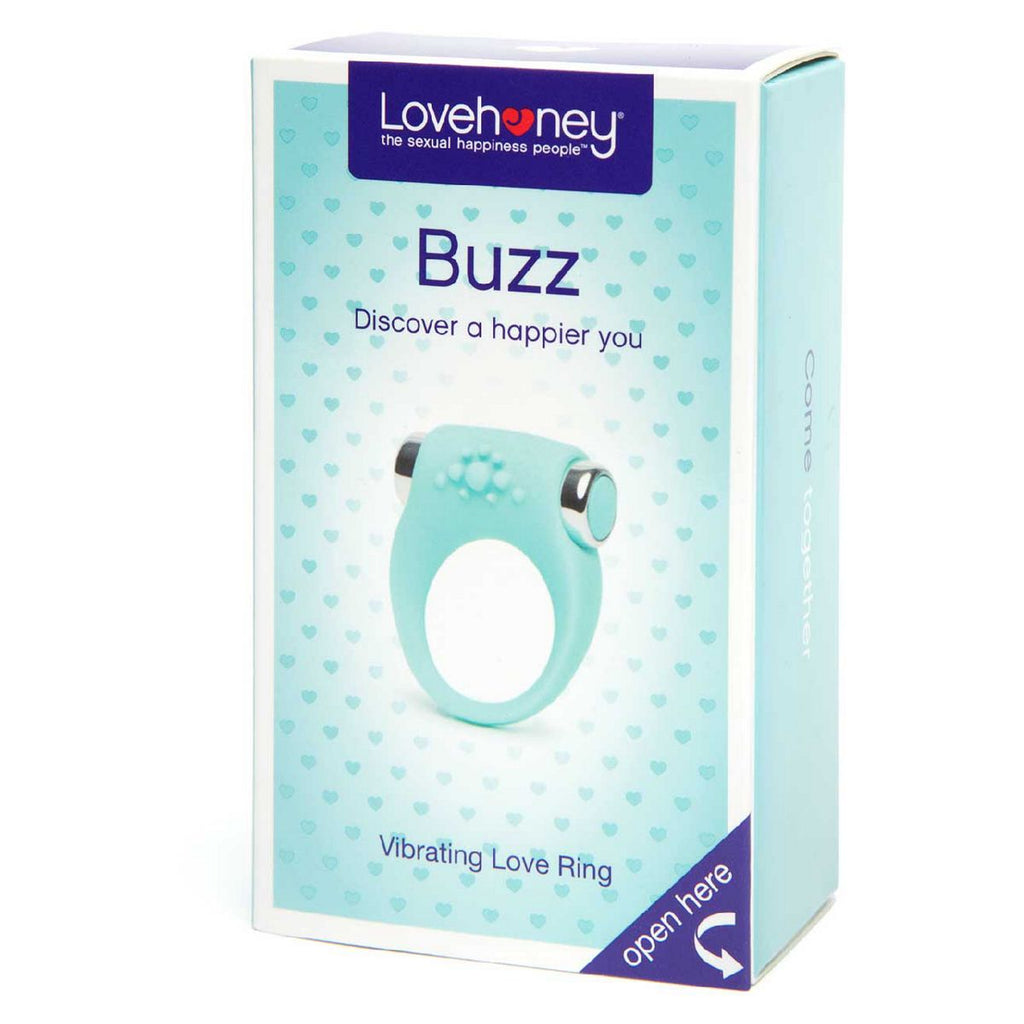 Lovehoney Buzz Vibrating Love Ring Aqua