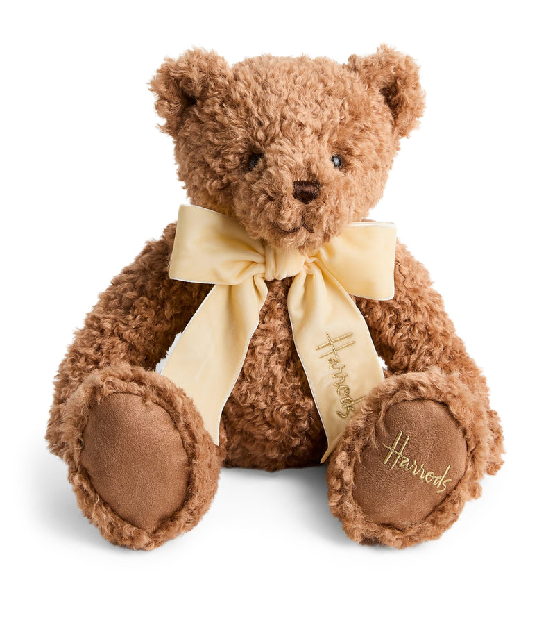 Harrods Curly Henry Bear teddy bear 24cm, UK version