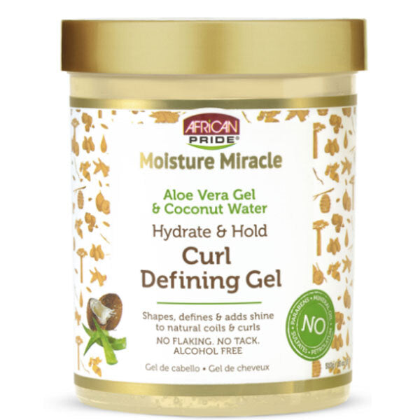Moisture Miracle aloe and coconut water curl defining gel, UK version