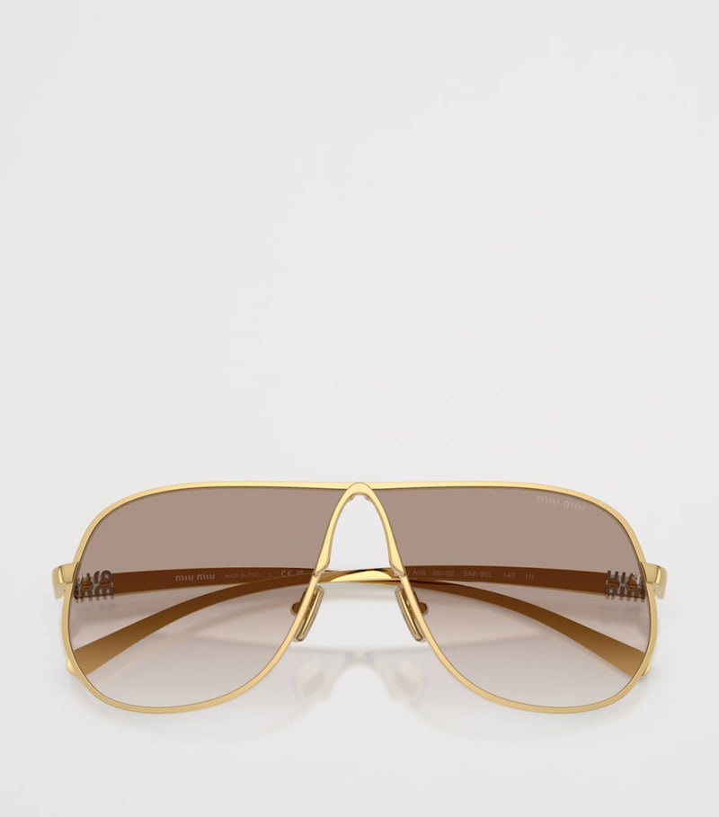 Miu Miu metal pilot sunglasses, imported from the UK
