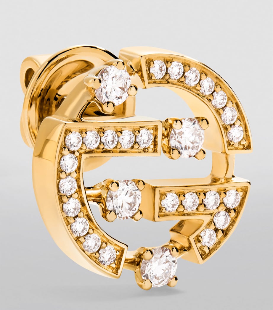 MARLI New York diamond earrings 18kt yellow gold, UK version