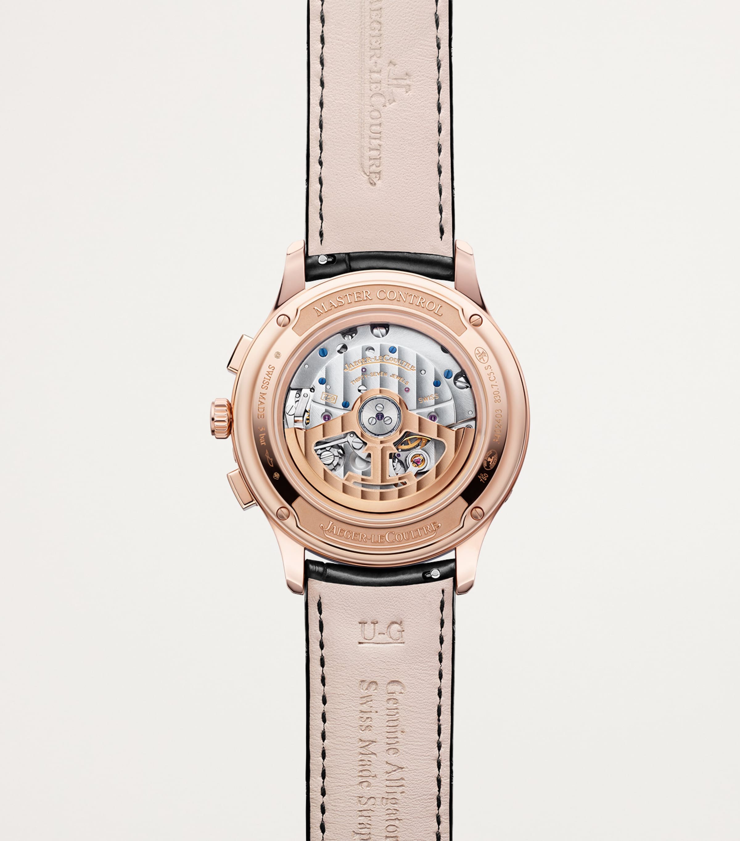 Jaeger-LeCoultre pink gold Master Control Calendar watch 40mm, imported from the UK