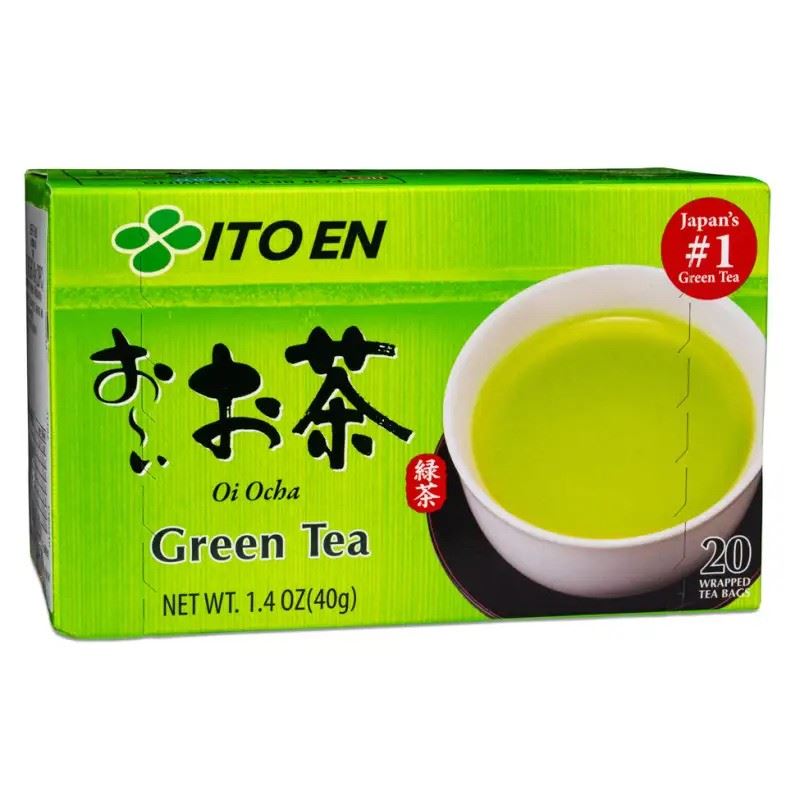 Itoen Oi Ocha green tea bags with matcha - British product