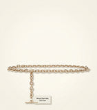 McQueen T-Bar chain belt, imported from the UK