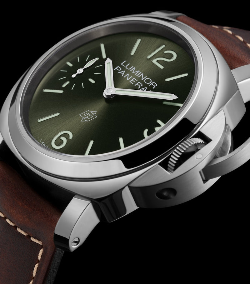 Panerai Luminor 44mm stainless steel watch, imported from the UK
