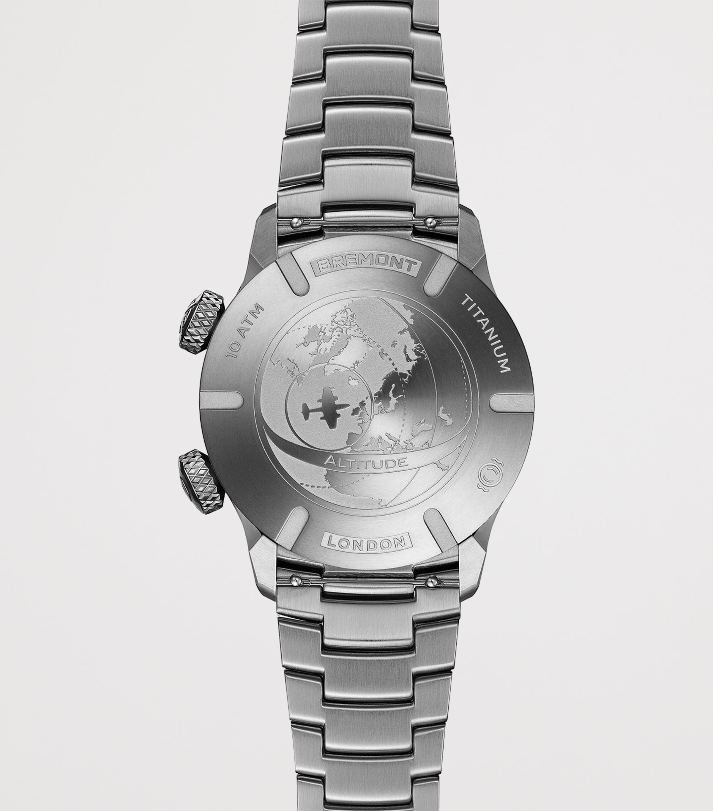 Bremont Titanium Altitude MB Meteor Zeitzonen Uhr 42mm, importiert aus Großbritannien
