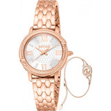 Just Cavalli rose gold snake watch gift set - British product