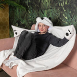 Cozy Noxxiez wearable panda hooded blanket - British brand