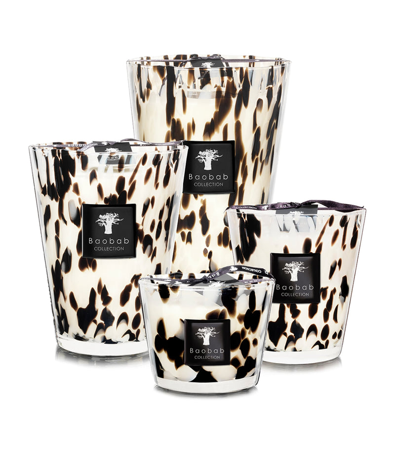 Baobab Collection Black Pearls candle 35cm - British product