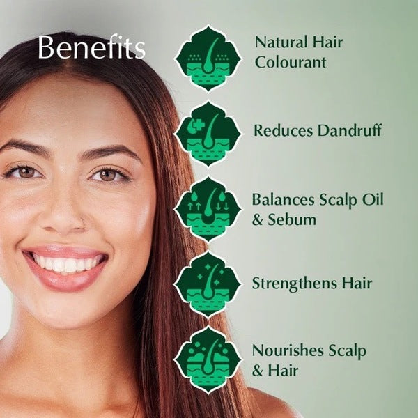 Ayumi Herbal Henna with 9 Himalayan herbs 150g, imported from the UK